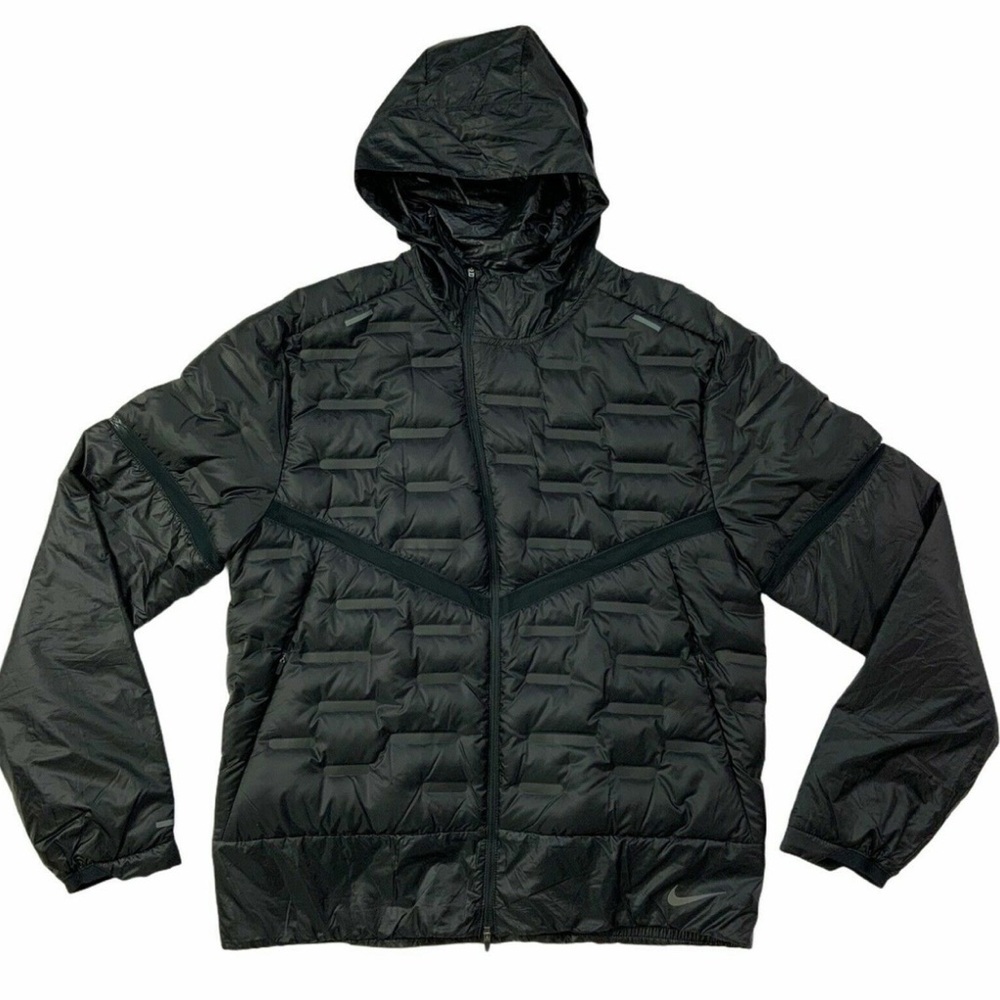 Nike Men's Black Quilted Puffer Jacket